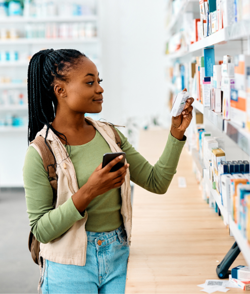 Customer at our pharmacy